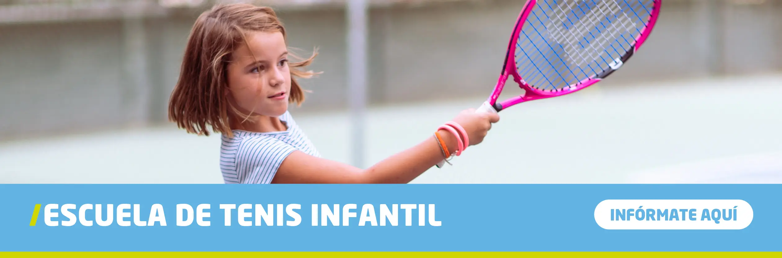 escuela de tenis infantil